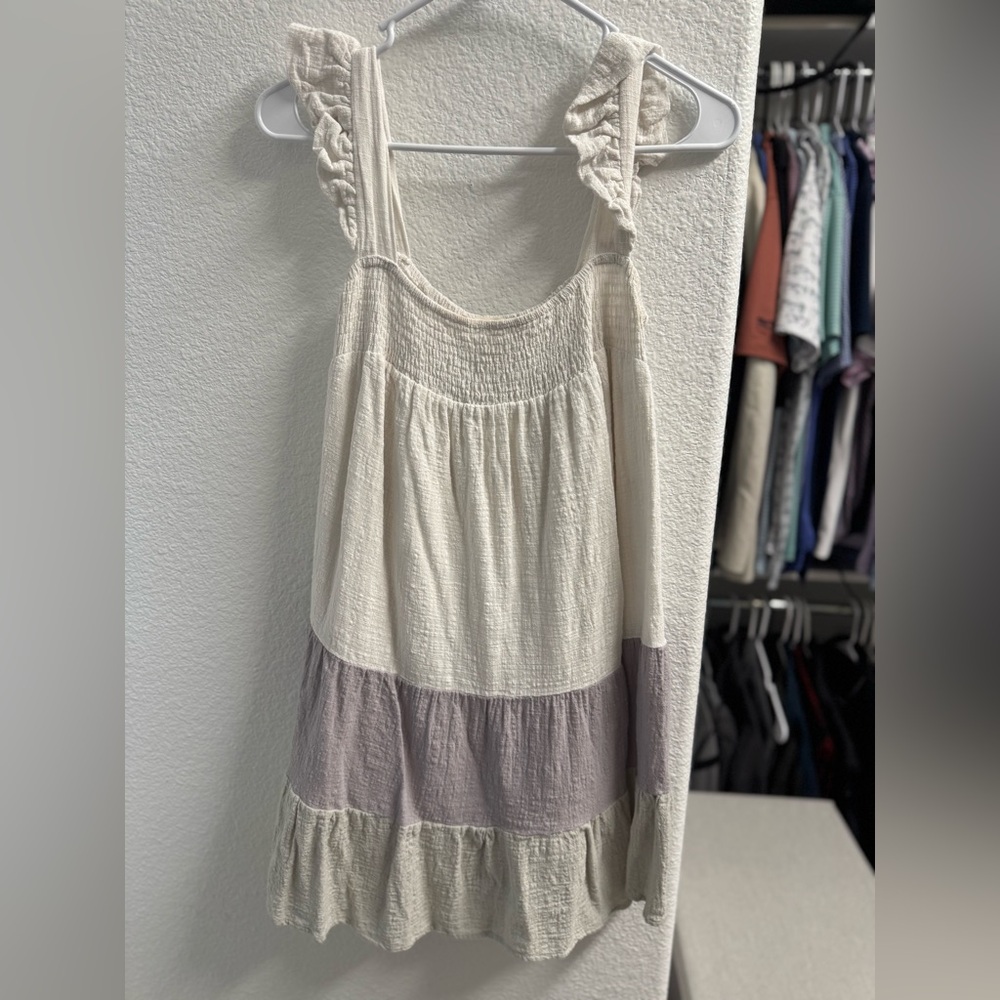 Altar'd State White Smocked Dress